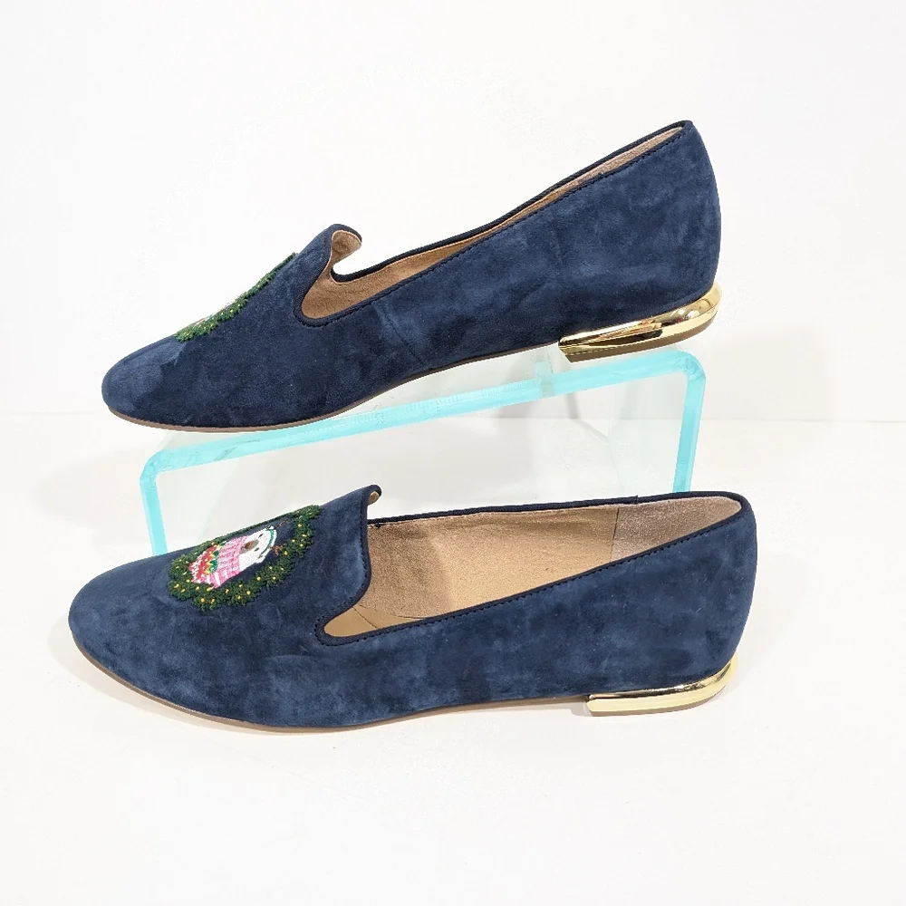 Talbots Ryan Loafer NEW sz 10 Women Slip on Flat Bear Christmas Holiday outfit - Picture 8 of 11